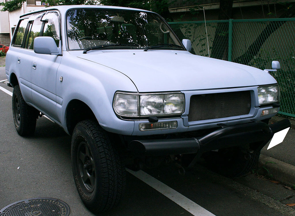 ランクル80マットブルー